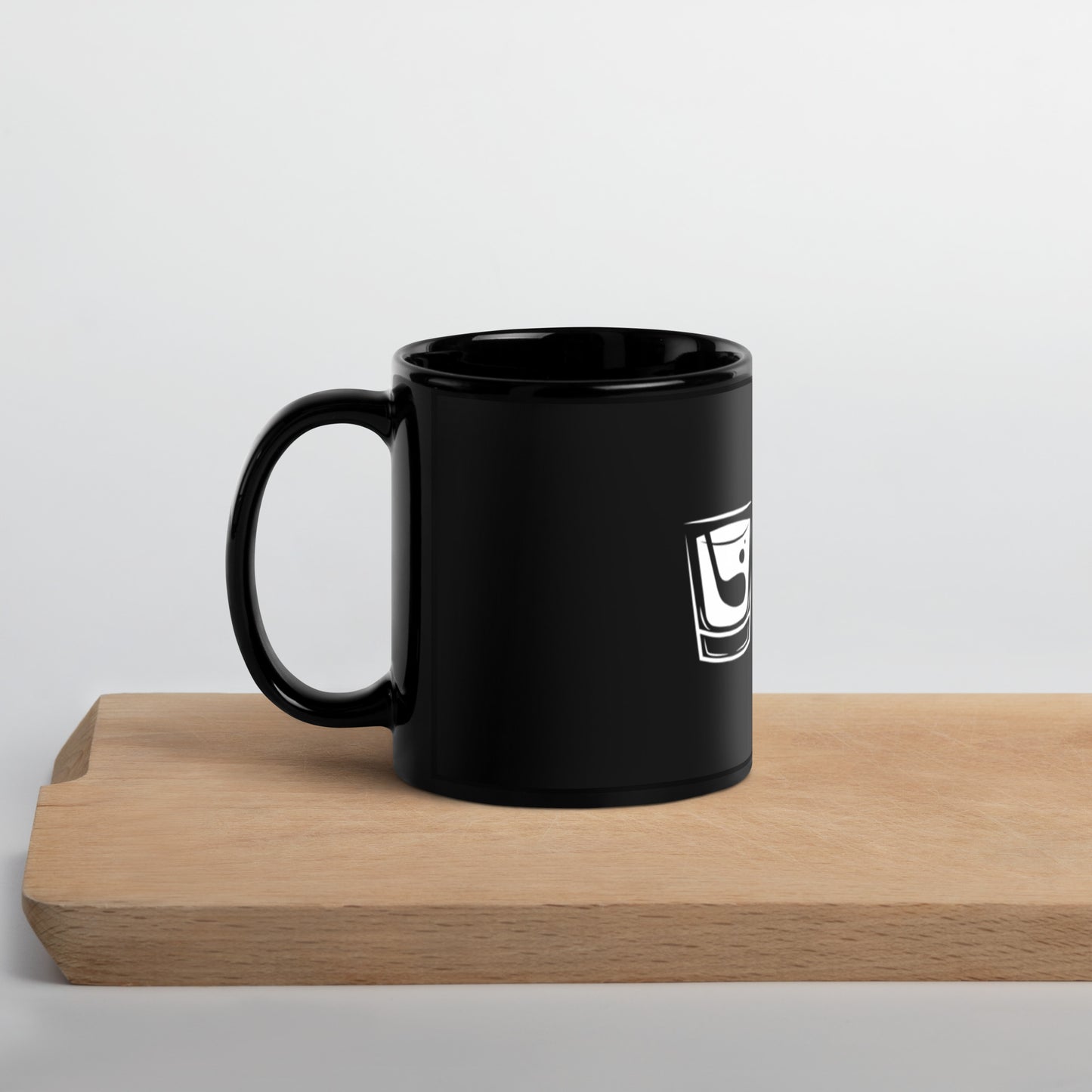 Black Glossy PEG Mug