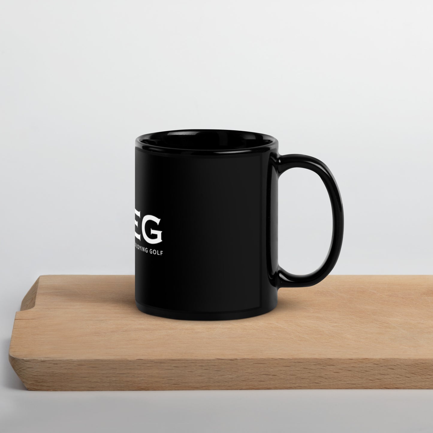 Black Glossy PEG Mug