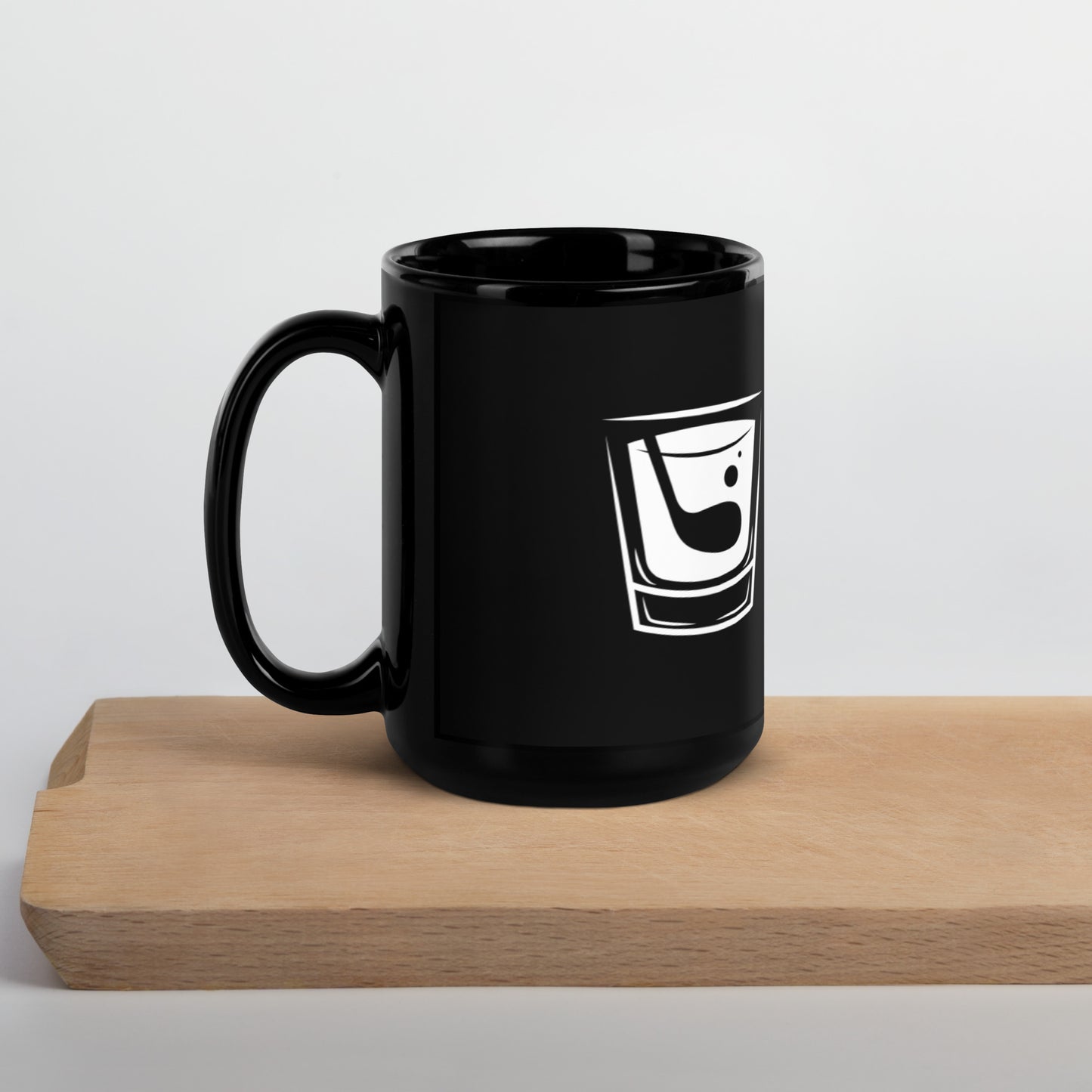 Black Glossy PEG Mug