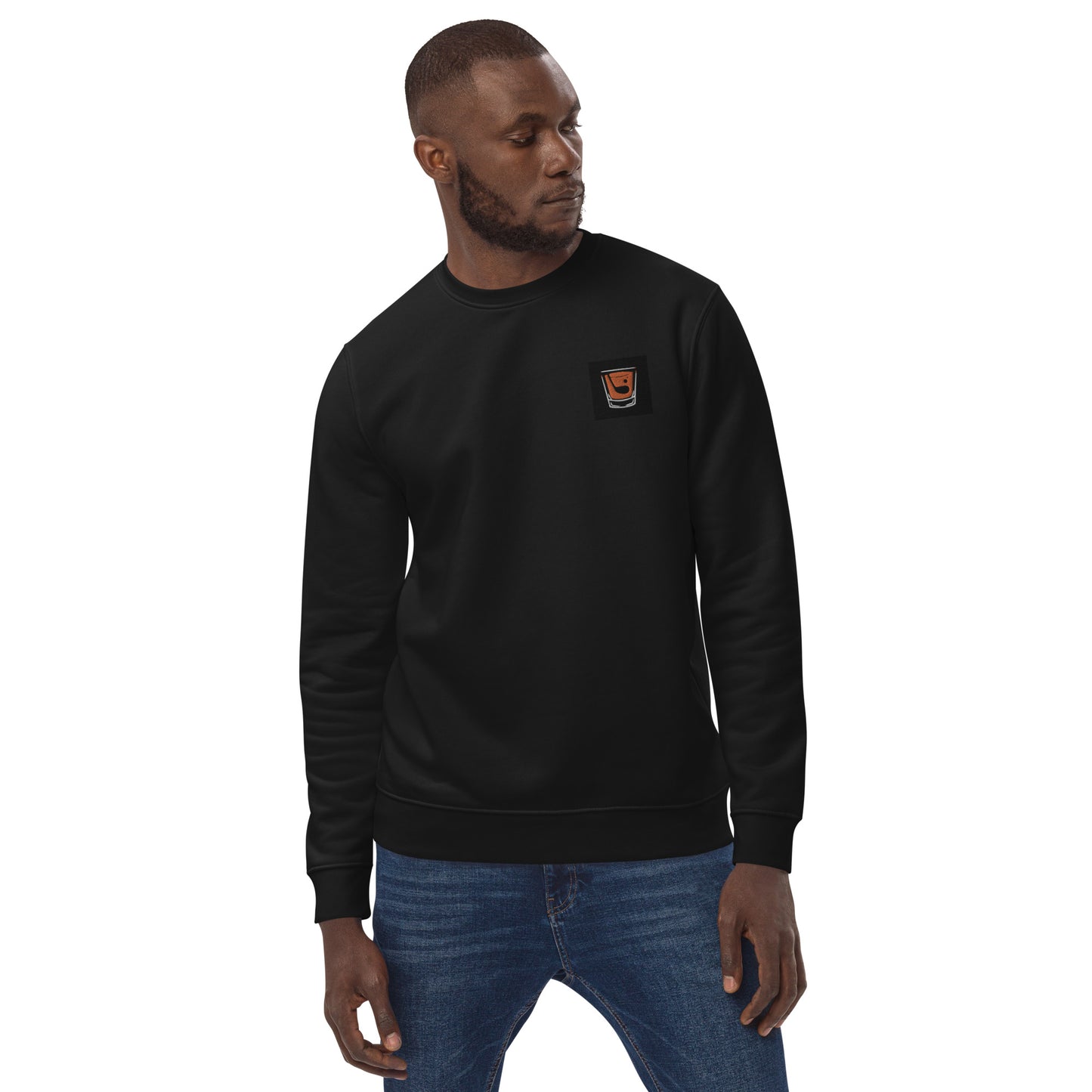 Unisex eco PEG Iconic sweatshirt - BLACK