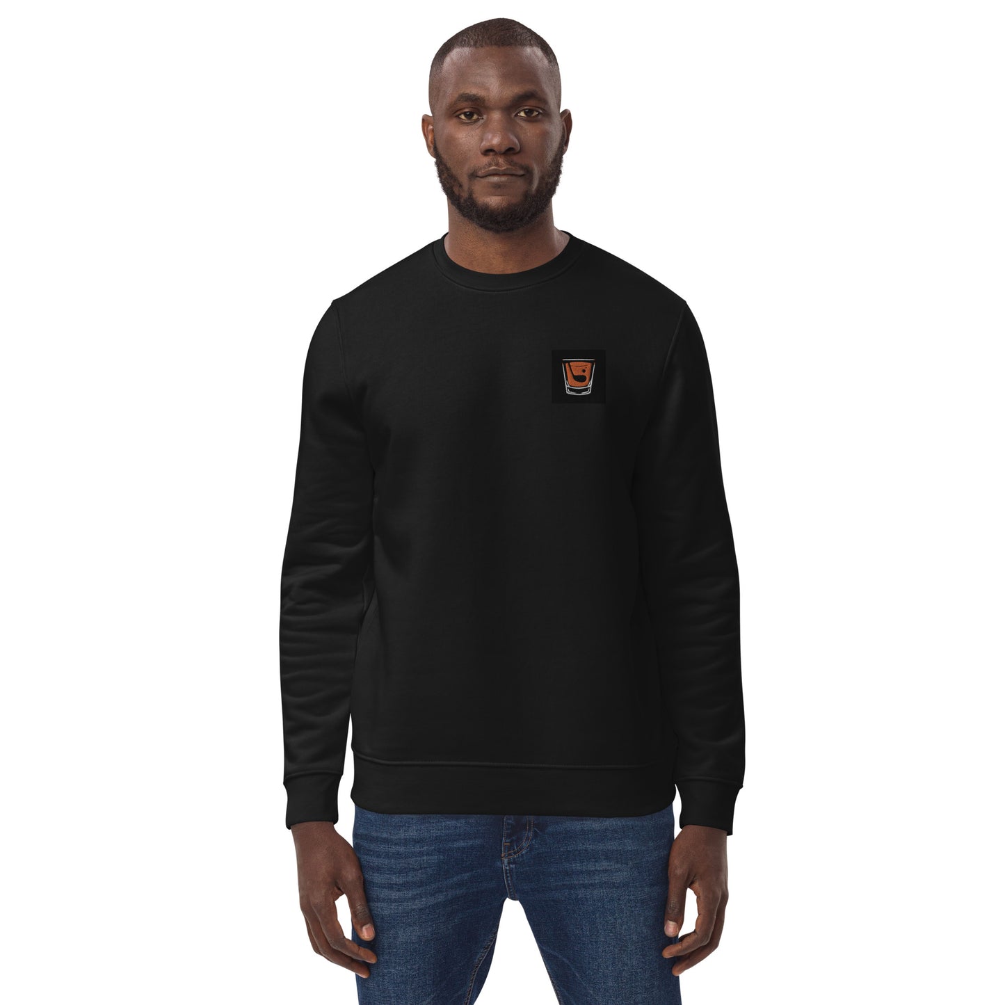 Unisex eco PEG Iconic sweatshirt - BLACK