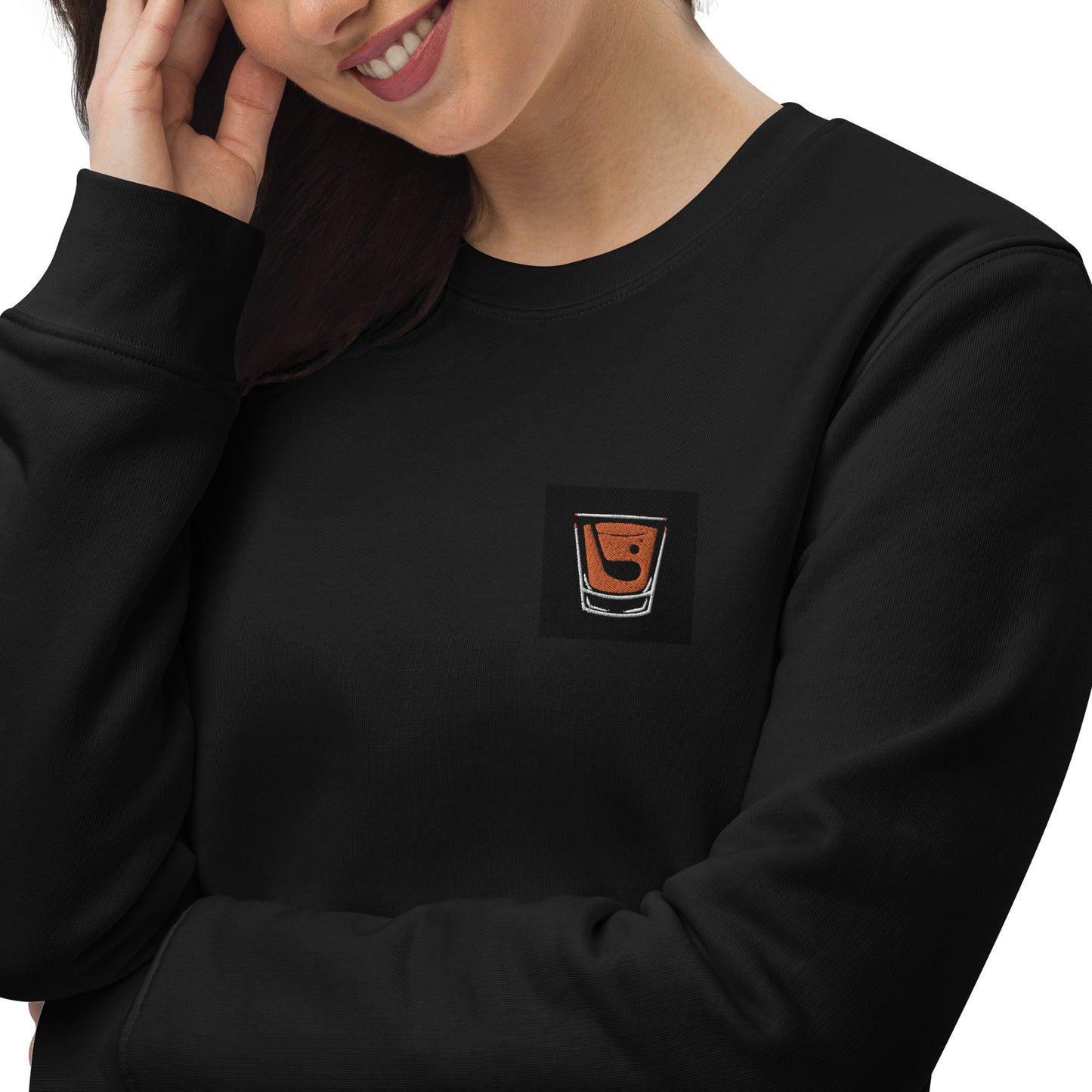 Unisex eco PEG Iconic sweatshirt - BLACK